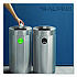 27 Gallon Stainless Steel Compost Bin and Trash Can, Brushed Stainless Steel (ALP47527COT)