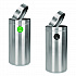 27 Gallon Stainless Steel Compost Bin and Trash Can, Brushed Stainless Steel (ALP47527COT)