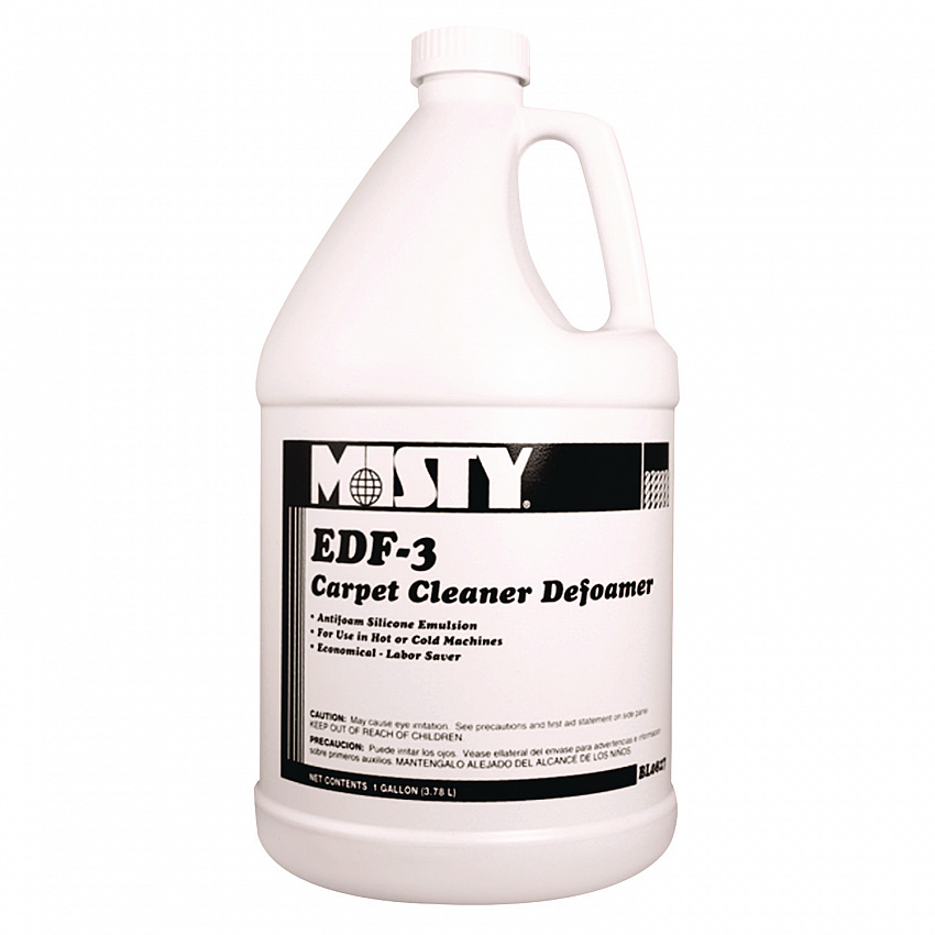 EDF-3 Carpet Cleaner Defoamer, Unscented, 1 gal Bottle, 4/Carton (1038773)