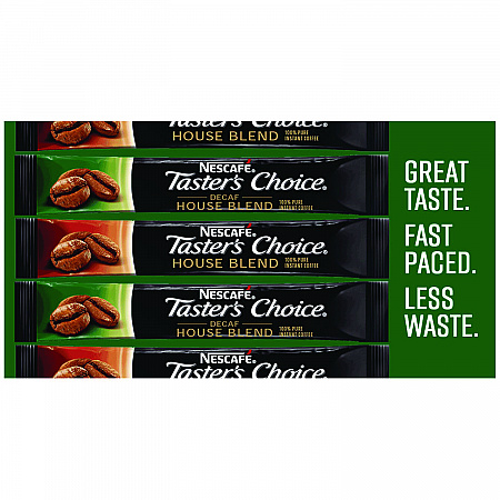 Taster's Choice Stick Pack, Decaf, 0.06 oz, 80/Box, 6 Boxes/Carton (66488CT)