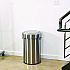 Swing Top Trash Can, 17 gal, Stainless Steel, Silver (HLS17FTS)