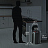 Sensor Trash Can, 8 gal, Plastic/Stainless Steel, Black (HLS08RB)