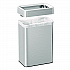 Open Top Trash Can, Rectangular, 16 gal, Plastic/Stainless Steel, Silver (HLS16UOT)