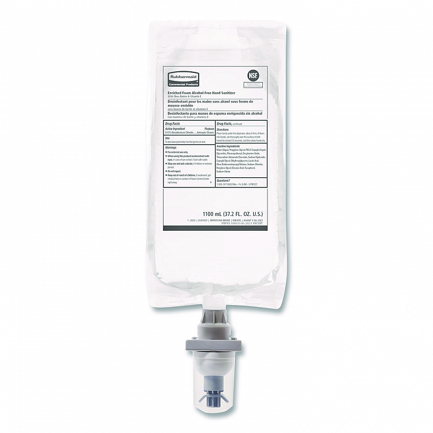 Auto Foam Refill Antibacterial Hand Soap, Fragrance-Free, 1,100 mL, 4/Carton (2147027)