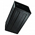 40 Gallon Rigid Plastic Waterproof Square Trash Can Insert Liner for Indoor/Outdoor Trash Can, Plastic, Black (ALPA01)