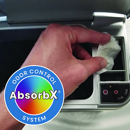 AbsorbX Compact Odor Filter, 0.03 lbs Bag, Unscented, 3/Pack (HLS08CF3)