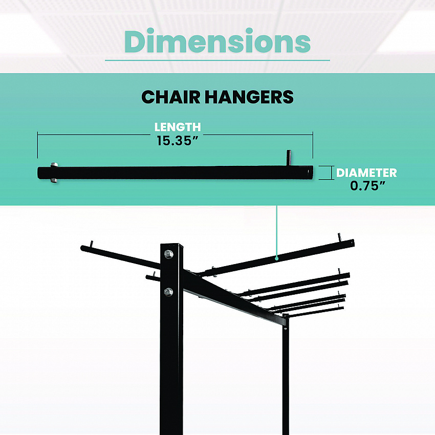Folding Chair and Table Combo Cart, Metal, 600 lb Capacity, 33.7 x 65 x 67, Black (I69001)
