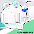 Acrylic Glove Dispenser, Single Box Capacity, 10.2 x 3.5 x 5.3, Clear (I90201)