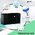 Acrylic Glove Dispenser, Single Box Capacity, 10.2 x 3.5 x 5.3, Black (I90201BLK)