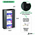 Acrylic Glove Dispenser, Triple Box Capacity, 10.2 x 3.5 x 16.1, Black (I90203BLK)