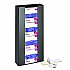 Acrylic Glove Dispenser, Quad Box Capacity, 10.2 x 3.5 x 21.1, Black (I90204BLK)