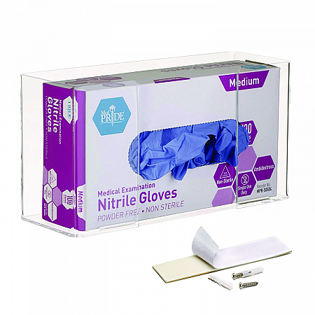 Acrylic Glove Dispenser, Single Box Capacity, 10.2 x 3.5 x 5.3, Clear (I90201)