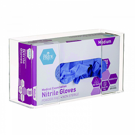 Acrylic Glove Dispenser, Single Box Capacity, 10.2 x 3.5 x 5.3, Clear (I90201)