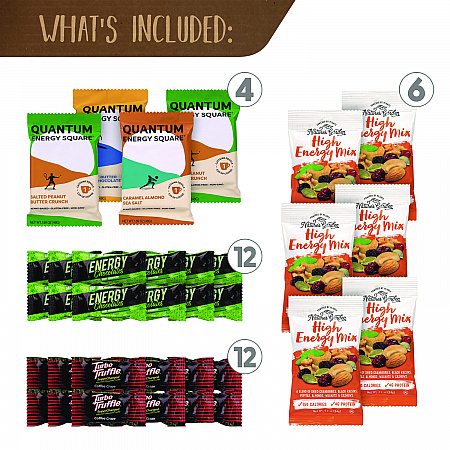Energy Snack Box, 60 Assorted Snacks/Box (70000164)