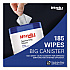 Disinfecting Wipes, 1-Ply, 5.16 x 8.5, Fresh Scent, White, 185 Sheets/Canister, 3 Canisters/Carton (54481)