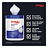 Disinfecting Wipes, 1-Ply, 5.16 x 8.5, Fresh Scent, White, 185 Sheets/Canister, 3 Canisters/Carton (54481)