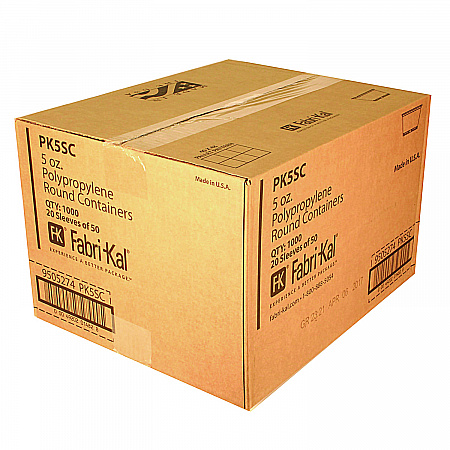 Microwavable Deli Containers, 5 oz, 3.6