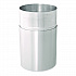Atrium Aluminum Container with Liner, 35 gal, Aluminum, Satin Aluminum (AOT35SANL)