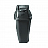 Rectangular Free-Swinging Plastic Lids, Black (306600BK)
