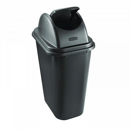 Rectangular Free-Swinging Plastic Lid, Black (306700BK)