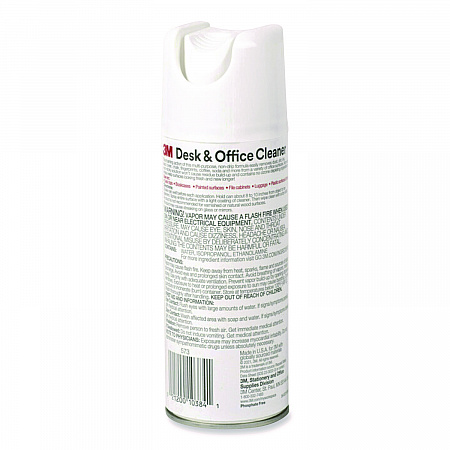 Desk and Office Spray Cleaner, Unscented, 15 oz Aerosol Spray, 12/Carton (573CT)