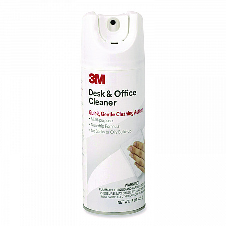 Desk and Office Spray Cleaner, Unscented, 15 oz Aerosol Spray, 12/Carton (573CT)