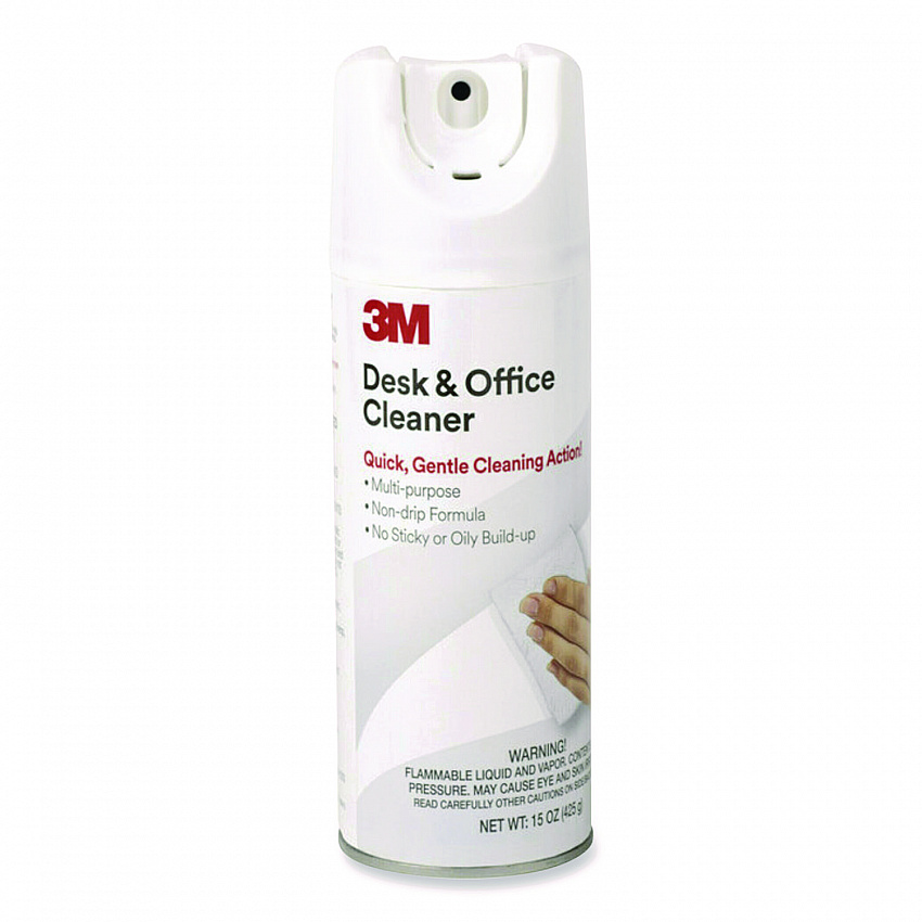 Desk and Office Spray Cleaner, Unscented, 15 oz Aerosol Spray, 12/Carton (573CT)