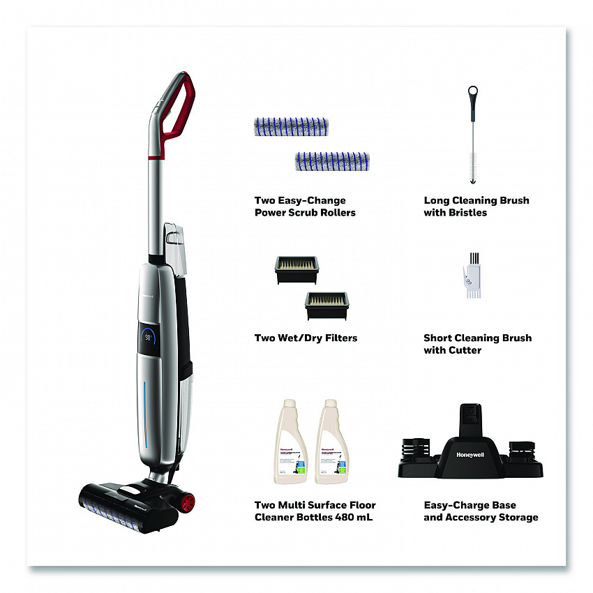 Ultamax Elite FC15 Cordless Floor Cleaner, 9" Cleaning Path, Graphite (HFC15UMEGE01)
