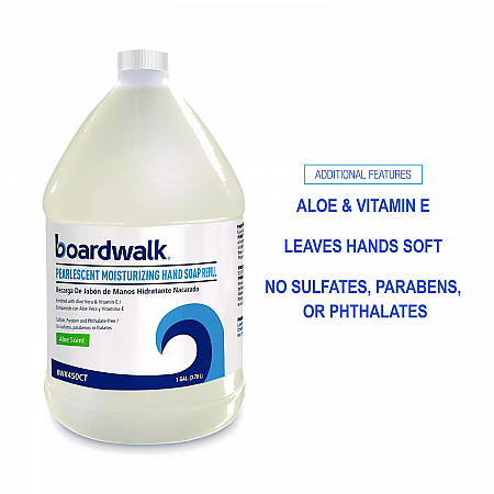 Pearlescent Moisturizing Liquid Hand Soap Refill, Aloe Scent, 1 gal Bottle (450EA)