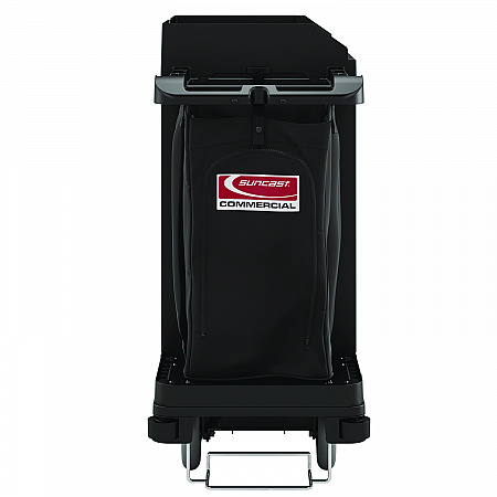 Standard Housekeeping Cart, Plastic, 1 Shelf, 24