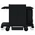 Standard Housekeeping Cart, Plastic, 1 Shelf, 24