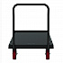 Resin Platform Truck, 1,600 lb Capacity, 30.25 x 64.5 x 41, Black (PDPT3060)