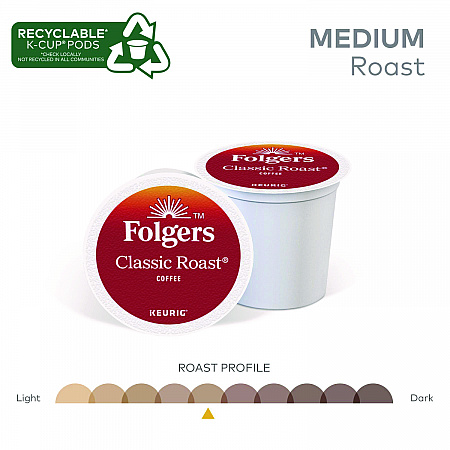 Gourmet Selections Classic Roast Coffee K-Cups, 24/Box (6685)
