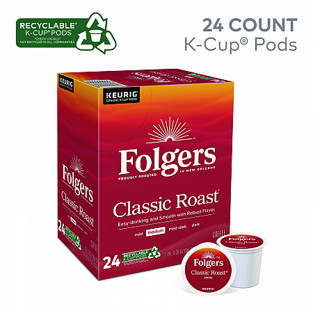 Gourmet Selections Classic Roast Coffee K-Cups, 96/Carton (6685CT)