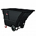 2 cu yd Heavy Duty Tilt Truck, Forkliftable Frame, 2,300 lb Capacity, Black/Red (RMTTHD200)