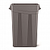 23 Gallon Resin Slim Trash Can, Plastic, Gray (TCNH2030)