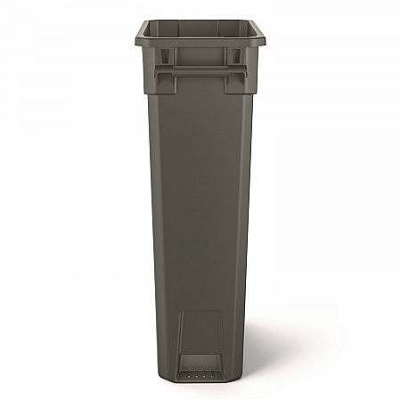 23 Gallon Resin Slim Trash Can, Plastic, Gray (TCNH2030)