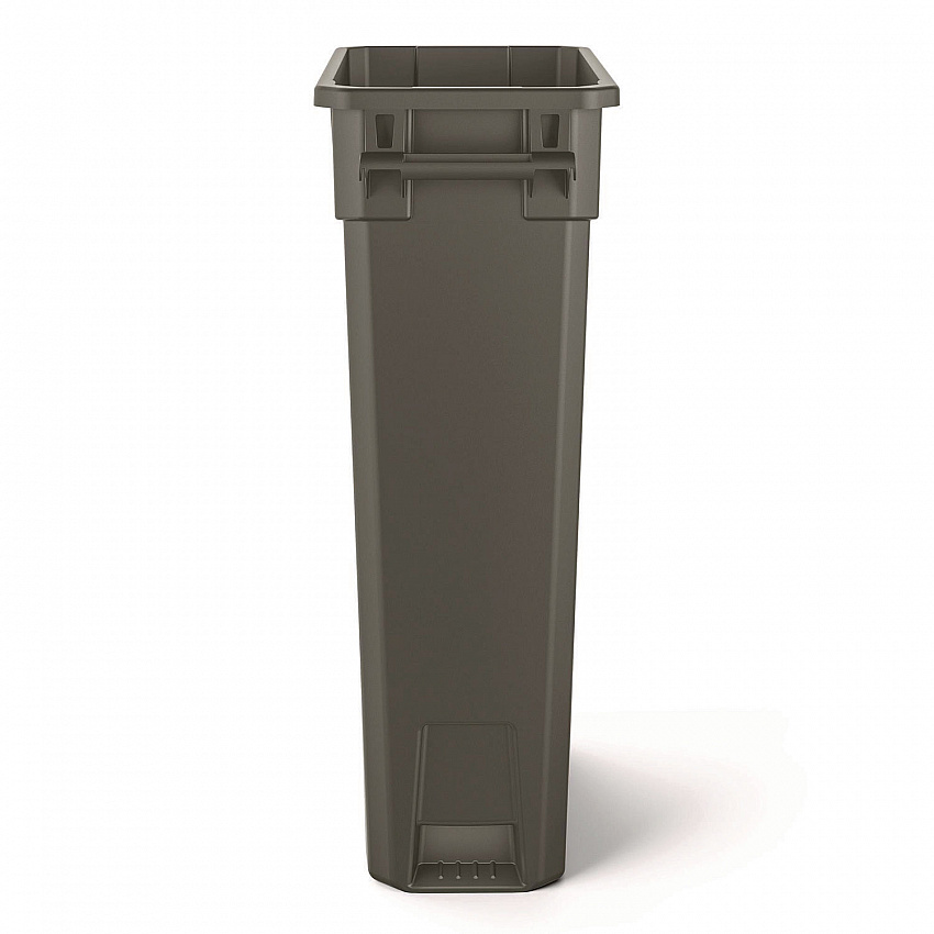 23 Gallon Resin Slim Trash Can, Plastic, Gray (TCNH2030)