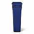 23 Gallon Resin Slim Recycling Trash Can, Plastic, Blue/White (TCNH2030BLR)