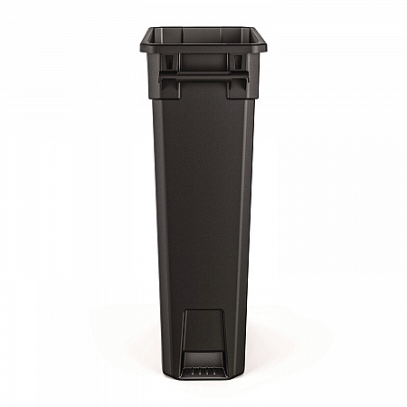 23 Gallon Resin Slim Trash Can, Plastic, Black (TCNH2030BK)