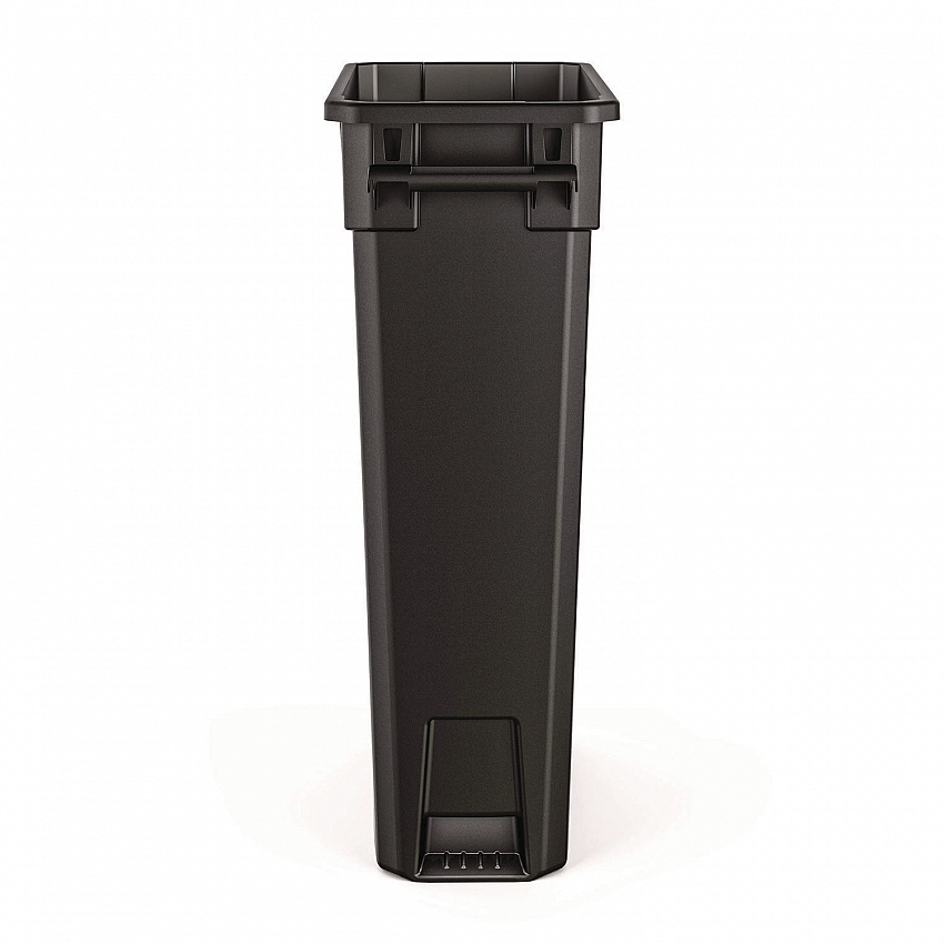 23 Gallon Resin Slim Trash Can, Plastic, Black (TCNH2030BK)