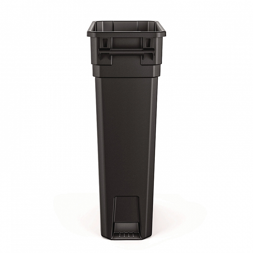 23 Gallon Resin Slim Trash Can, Plastic, Black (TCNH2030BK)