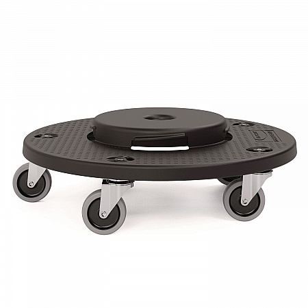 Utility Trash Can Dolly, 350 lb Capacity, 20.75