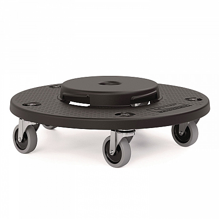 Utility Trash Can Dolly, 350 lb Capacity, 20.75