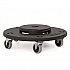 Utility Trash Can Dolly, 350 lb Capacity, 20.75