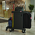 High Security Housekeeping Cart, Plastic, 1 Shelf, 3 Bins, 23.19 x 53.23 x 53.02, Black (CCH255A)
