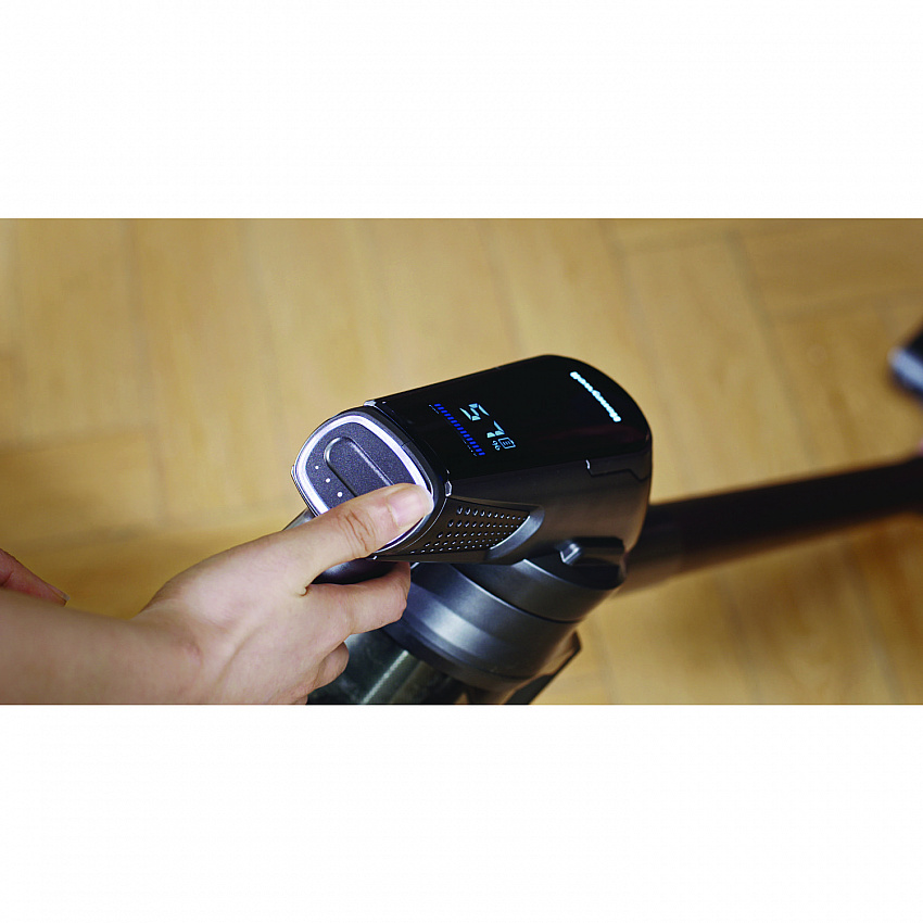 Aeromax Pro VC16 Cordless Vacuum, 8.5" Cleaning Path, Dark Silver (HVC16AMPSG01)
