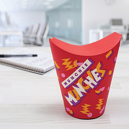 Grease-Resistant Paper Munchie Cup Containers, ProPlanet Seal, 9 oz, 3.44