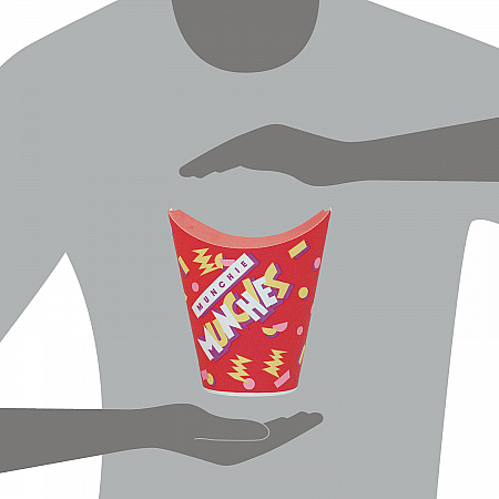 Grease-Resistant Paper Munchie Cup Containers, ProPlanet Seal, 9 oz, 3.44