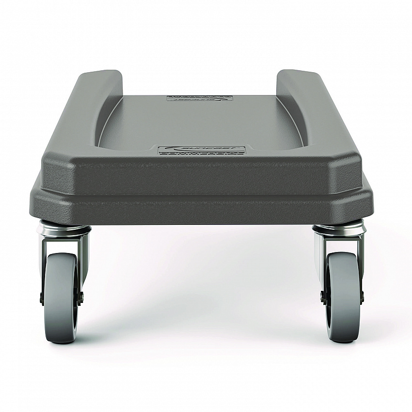 23 Gallon Resin Slim Trash Can Dolly, 11.88" x 20.78" x 6.18", Gray (TCNDOLLY)